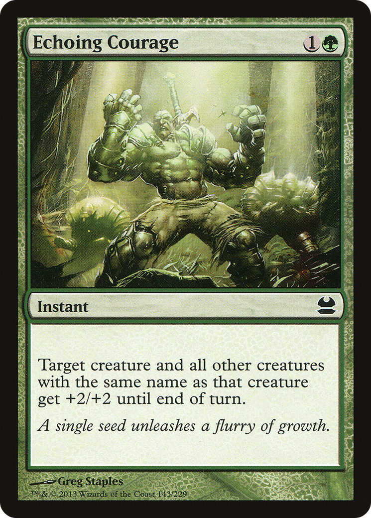 Echoing Courage (143) Foil - Modern Masters