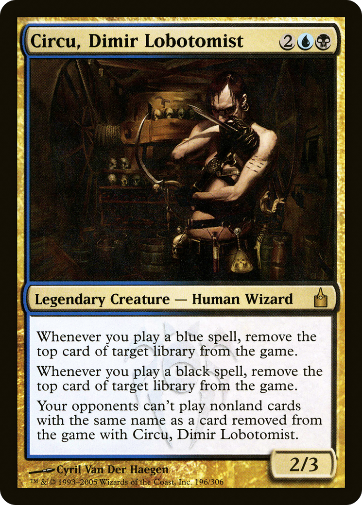 Circu, Dimir Lobotomist (196) - Ravnica: City of Guilds