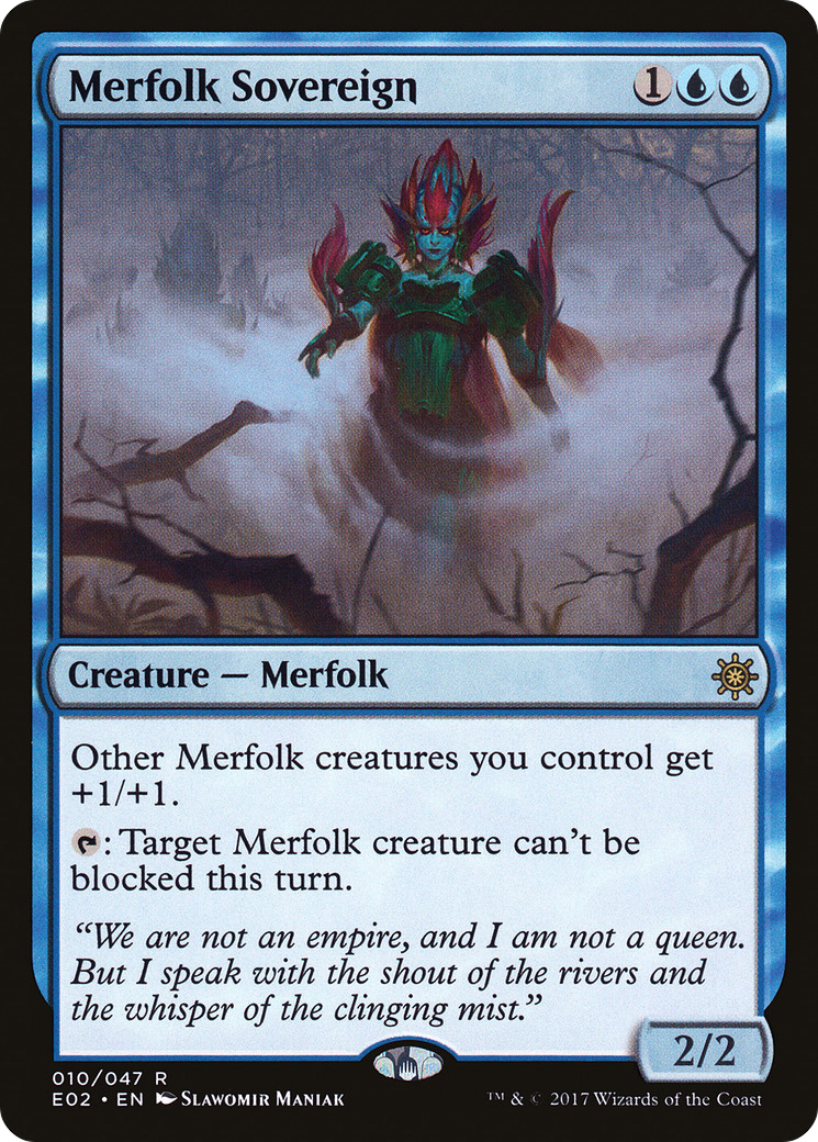 Merfolk Sovereign (010) - Explorers of Ixalan