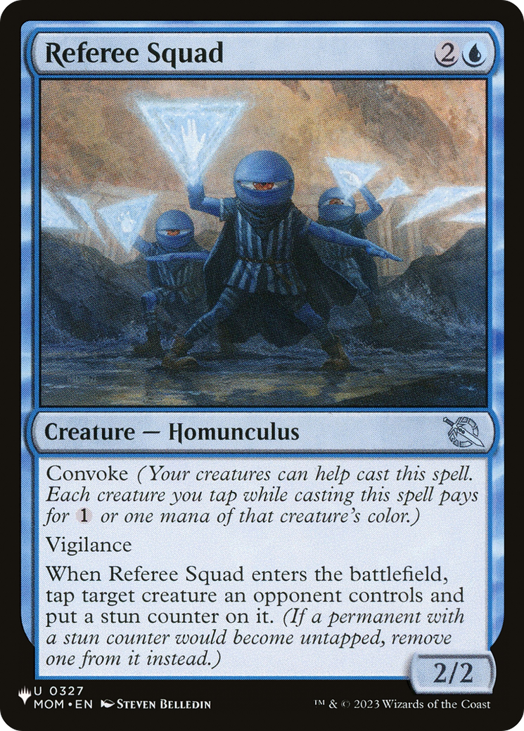Referee Squad (MOM-327) - The List