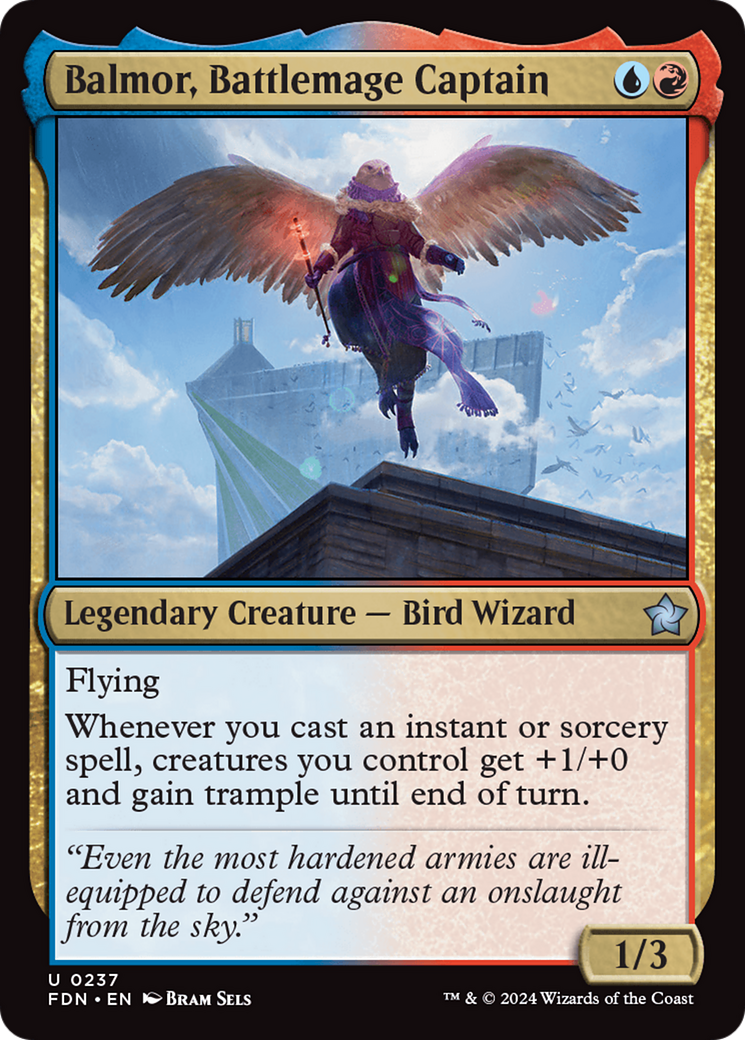 Balmor, Battlemage Captain (237) Foil - Foundations