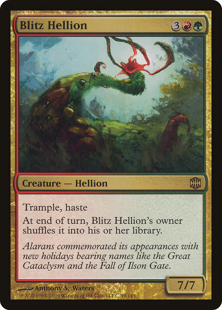 Blitz Hellion (049) Foil - Alara Reborn