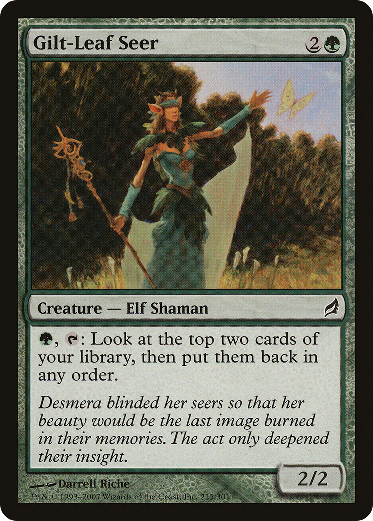 Gilt-Leaf Seer (215) Foil - Lorwyn