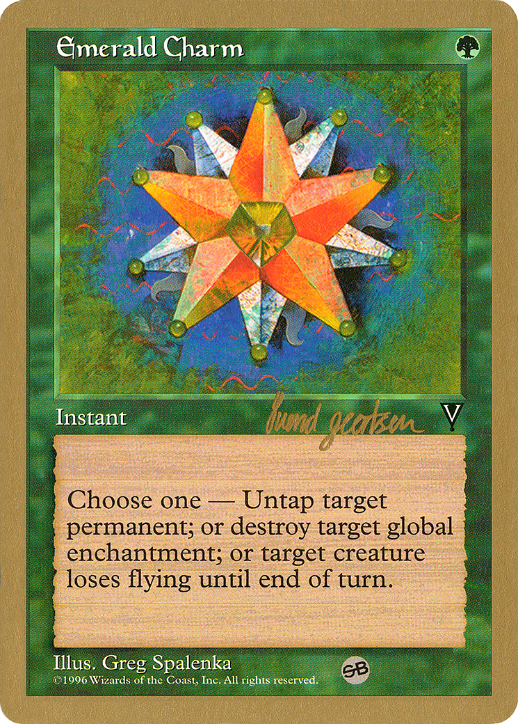 Emerald Charm (Retro) (sg106sb) - World Championship Decks 1997