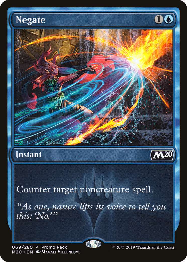 Negate (069) Foil - Core Set 2020 Promos