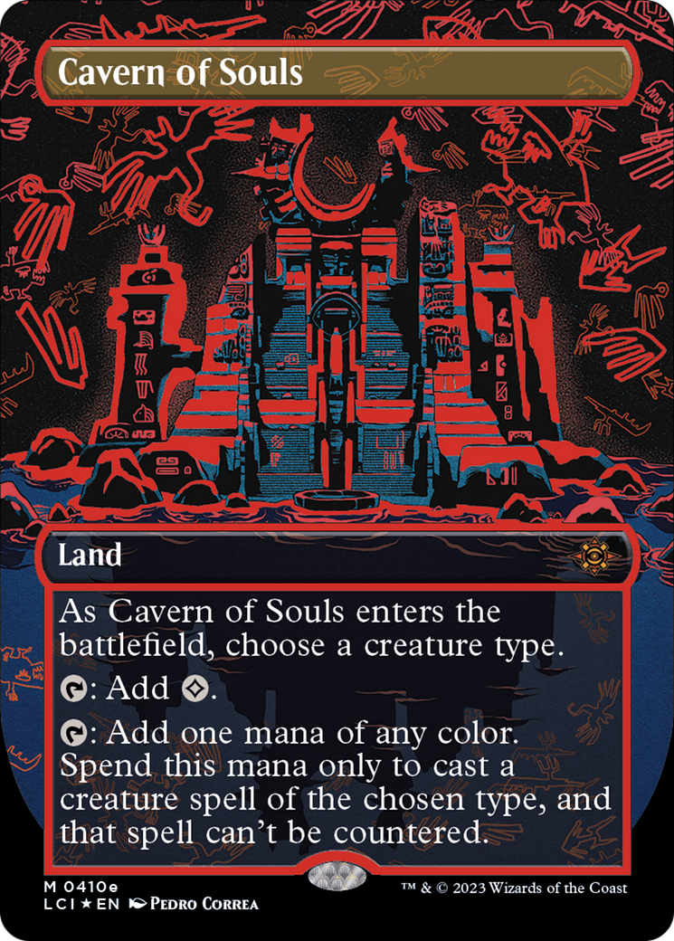 Cavern of Souls (Borderless) (410e) Foil - The Lost Caverns of Ixalan