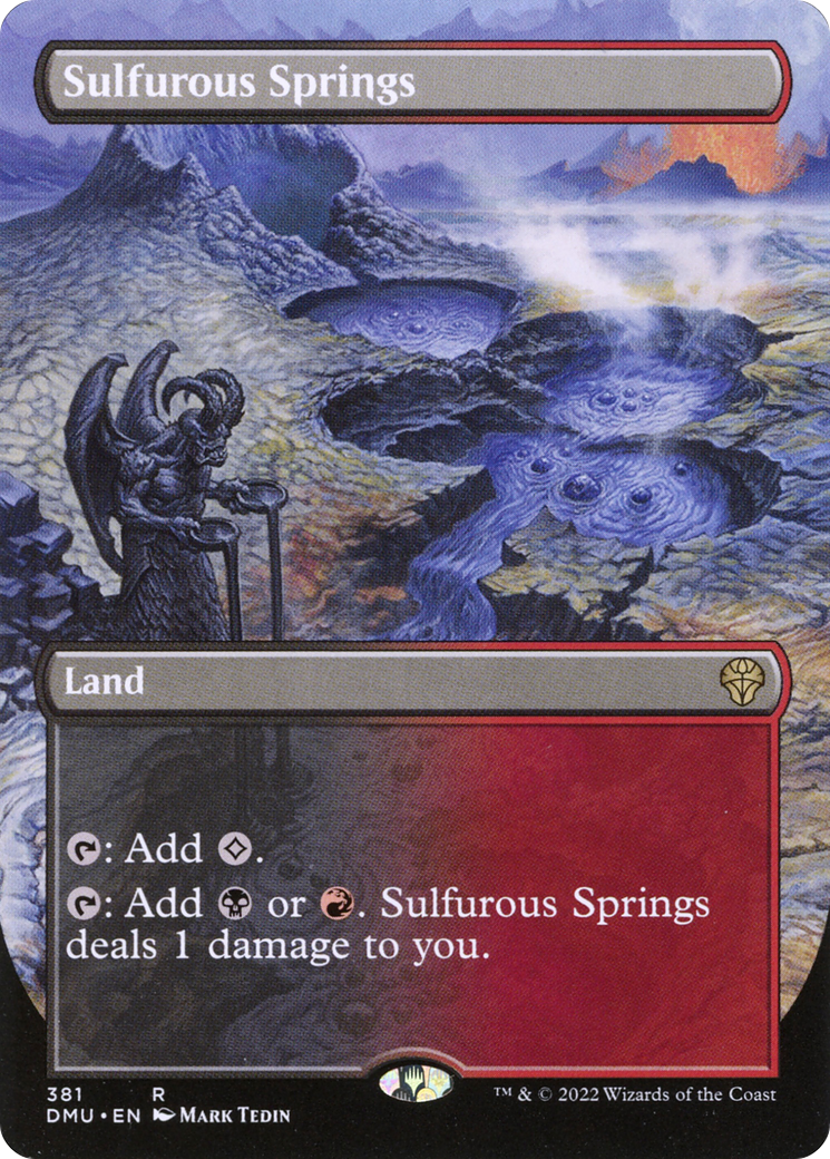 Sulfurous Springs (Borderless) (381) - Dominaria United