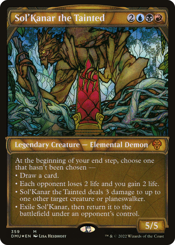 Sol'Kanar the Tainted (Textured Foil) (Showcase) (359) Foil - Dominaria United