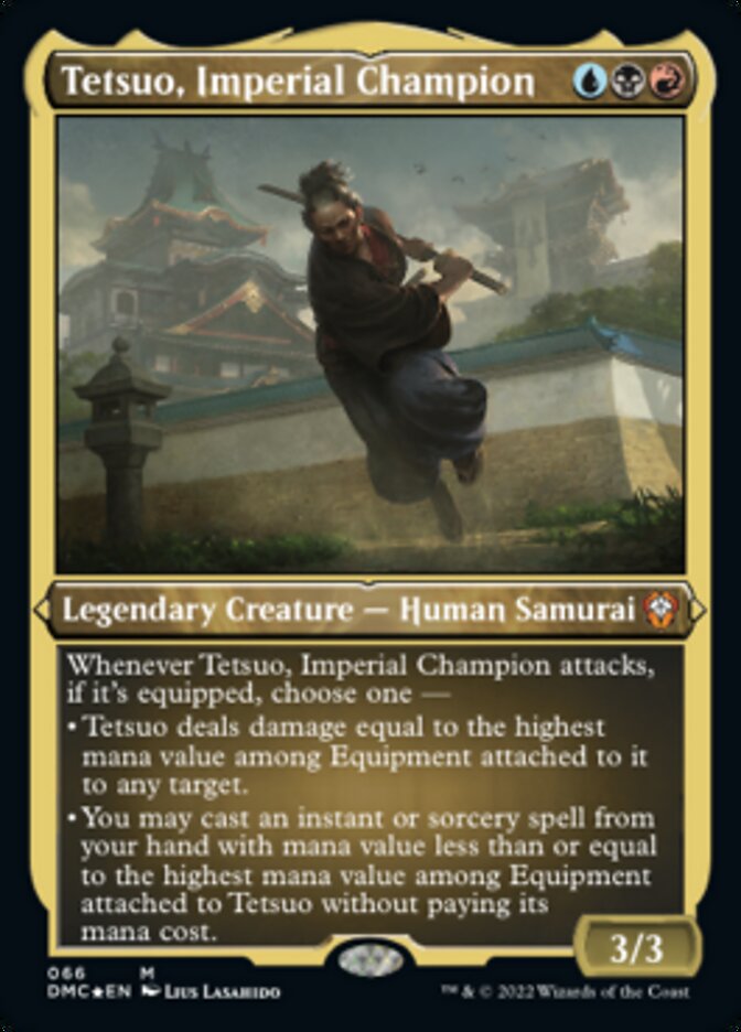 Tetsuo, Imperial Champion (066) Etched - Dominaria United Commander