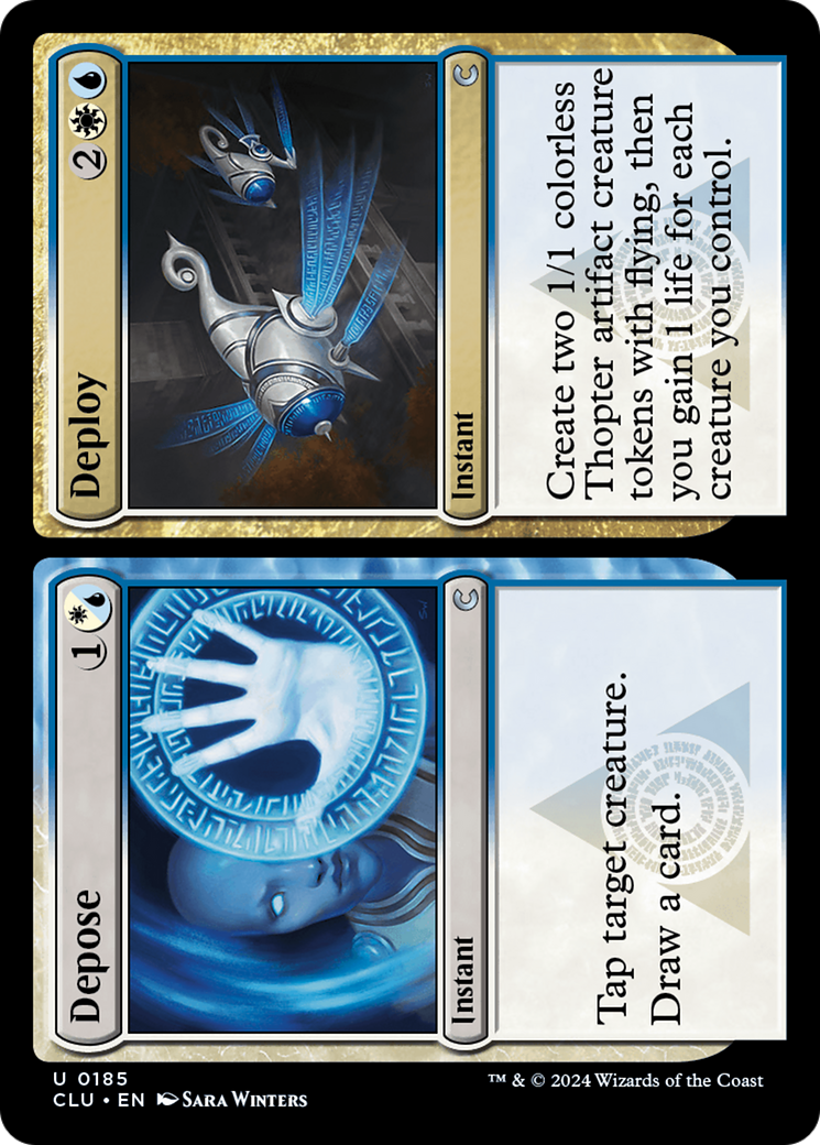 Depose // Deploy (185) - Ravnica: Clue Edition
