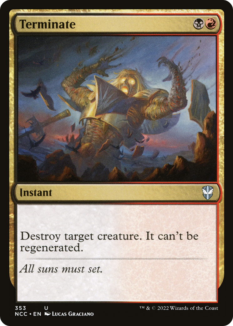 Terminate (353) - New Capenna Commander