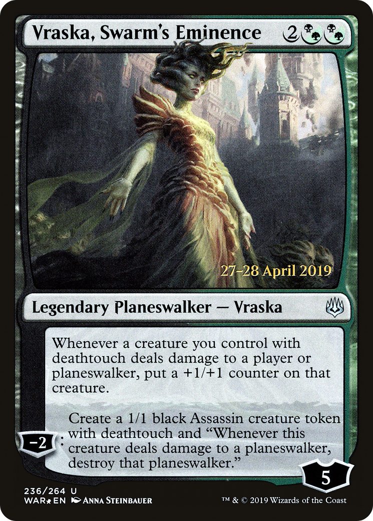 Vraska, Swarm's Eminence (236s) Foil - War of the Spark Promos