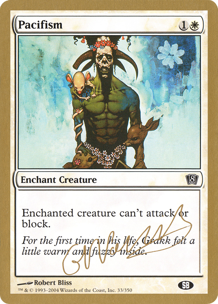 Pacifism - 2004 Gabriel Nassif (8ED) (SB) - World Championship Decks 2004