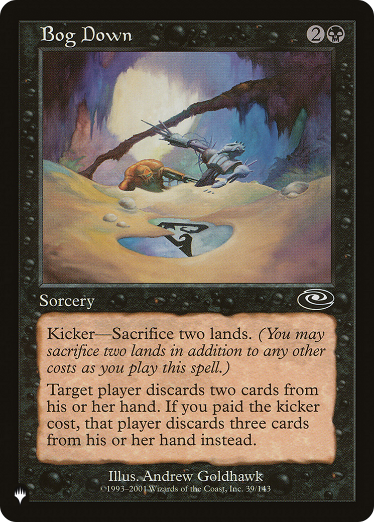 Bog Down (Retro) (PLS-39) - The List