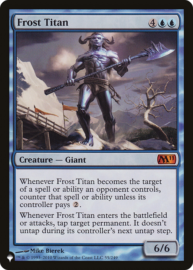 Frost Titan (M11-55) - The List