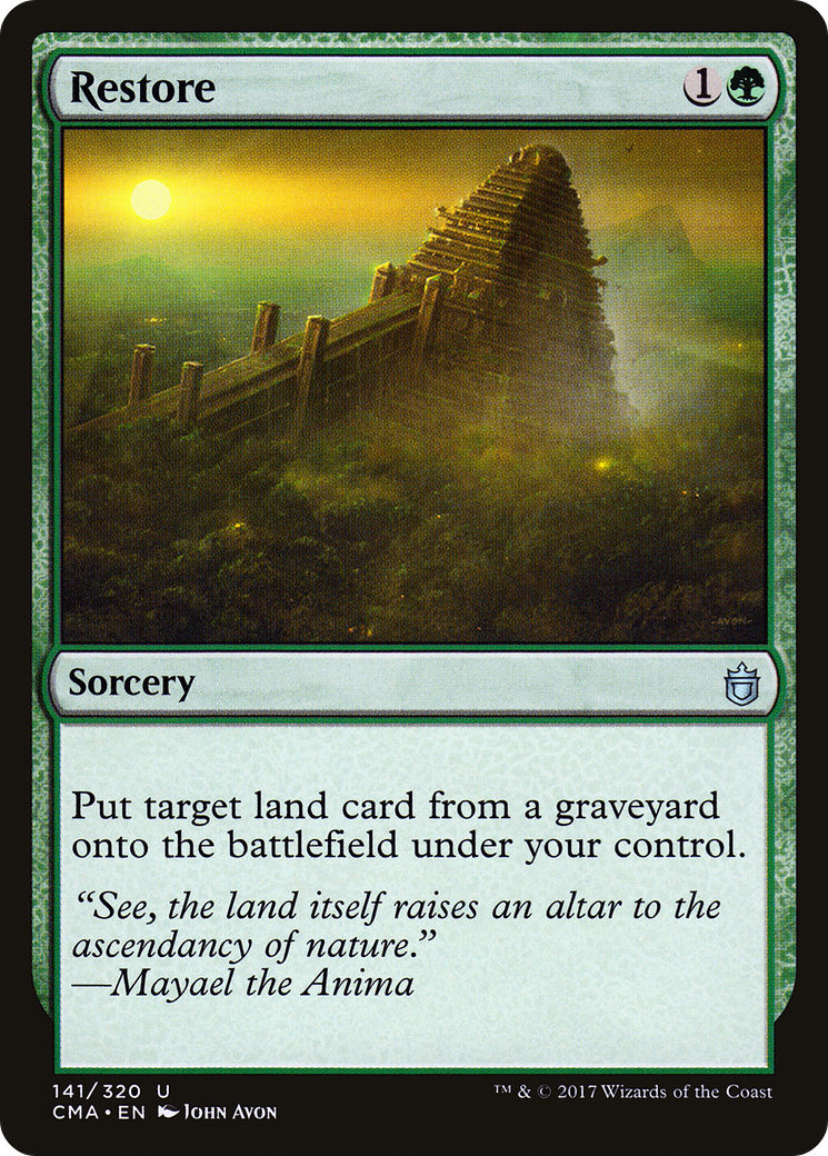 Restore (141) - Commander Anthology