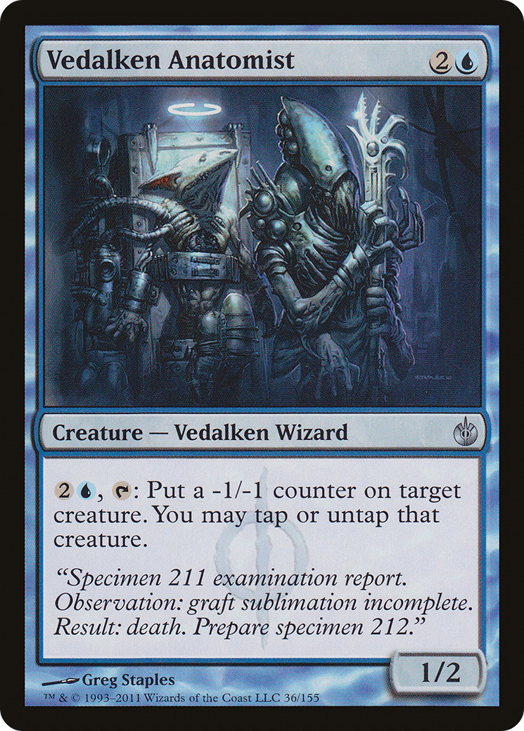 Vedalken Anatomist (036) - Mirrodin Besieged