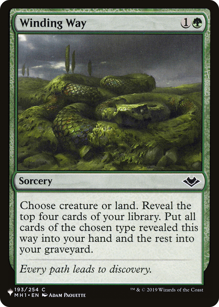 Winding Way (MH1-193) - The List