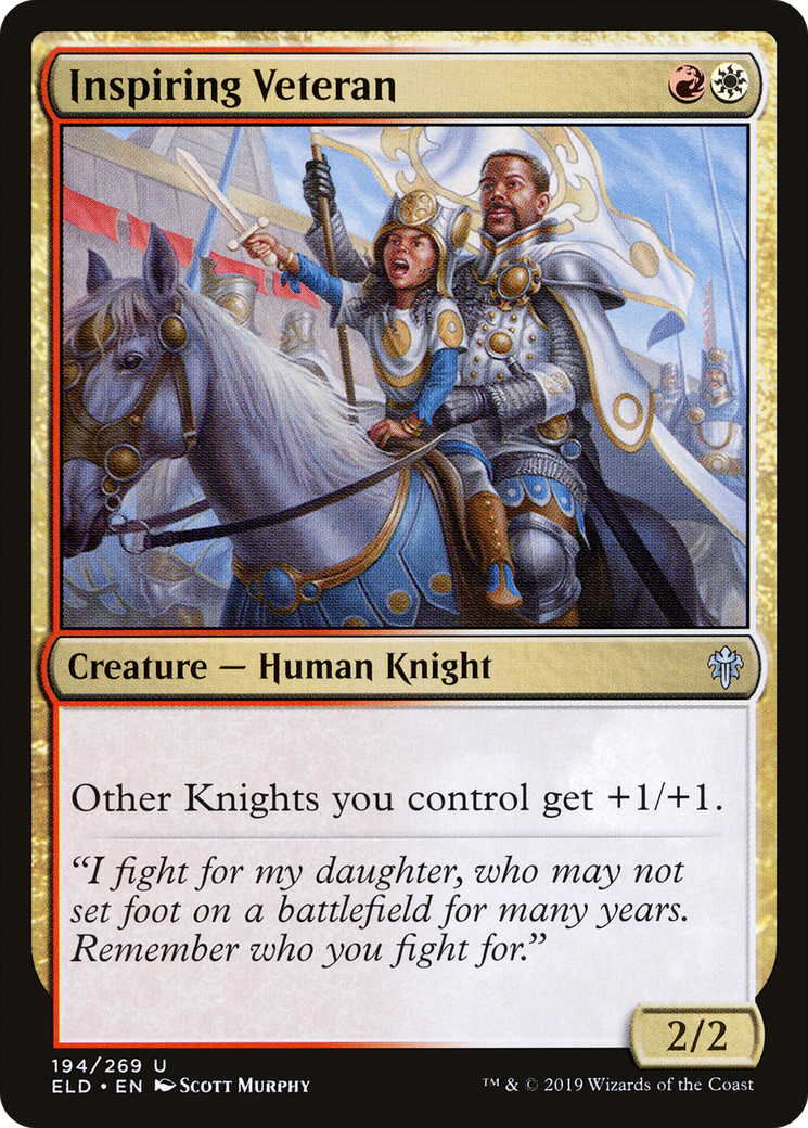 Inspiring Veteran (194) - Throne of Eldraine