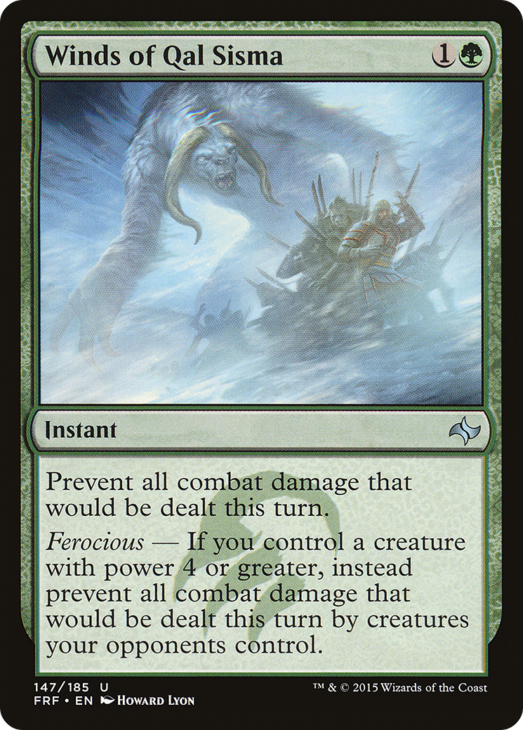 Winds of Qal Sisma (147) Foil - Fate Reforged