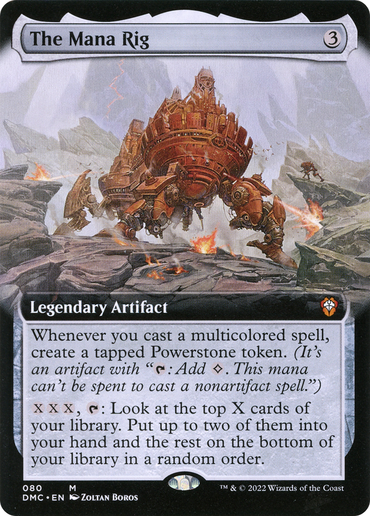 The Mana Rig (Extended Art) (080) - Dominaria United Commander