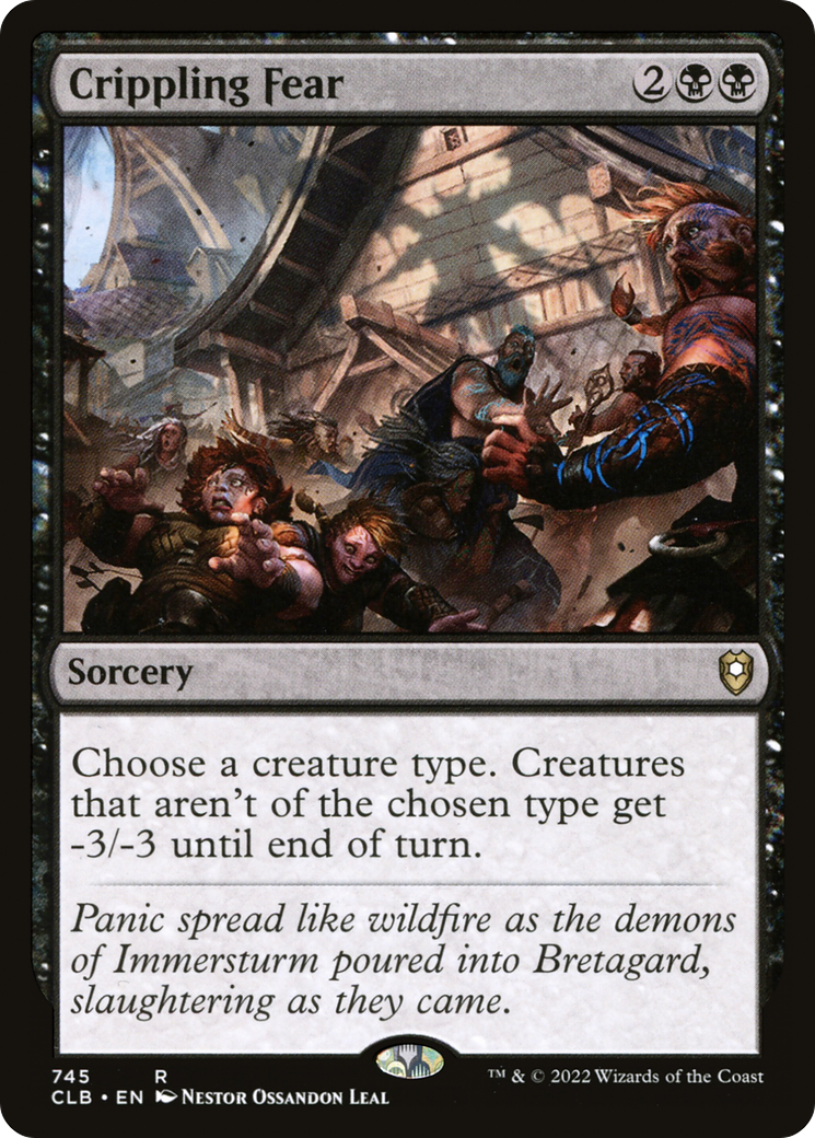 Crippling Fear (745) - Commander Legends: Battle for Baldur's Gate