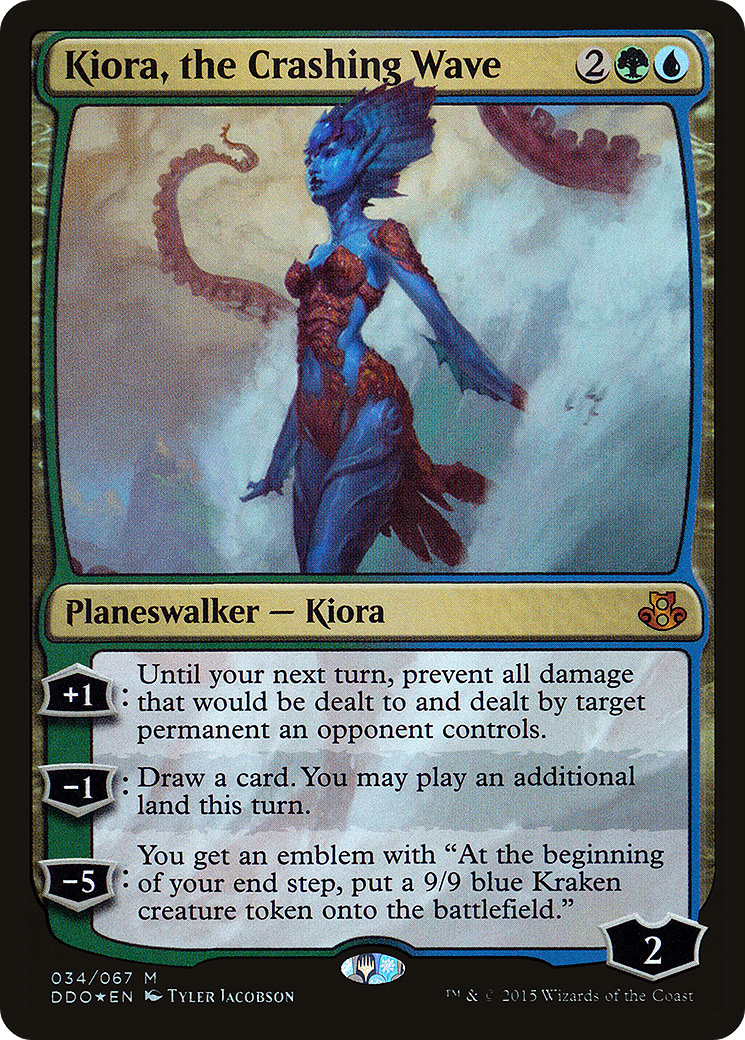 Kiora, the Crashing Wave (034) Foil - Duel Decks: Elspeth vs. Kiora