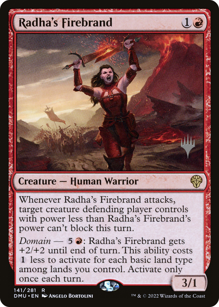 Radha's Firebrand (141) - Dominaria United Promos