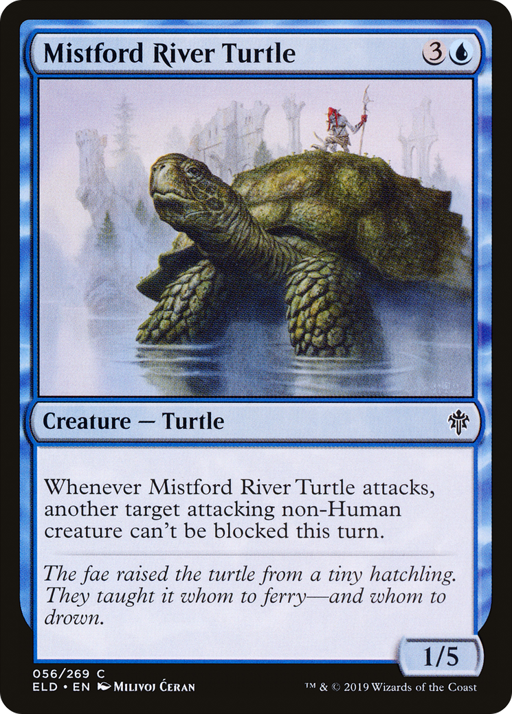 Mistford River Turtle (056) - Throne of Eldraine