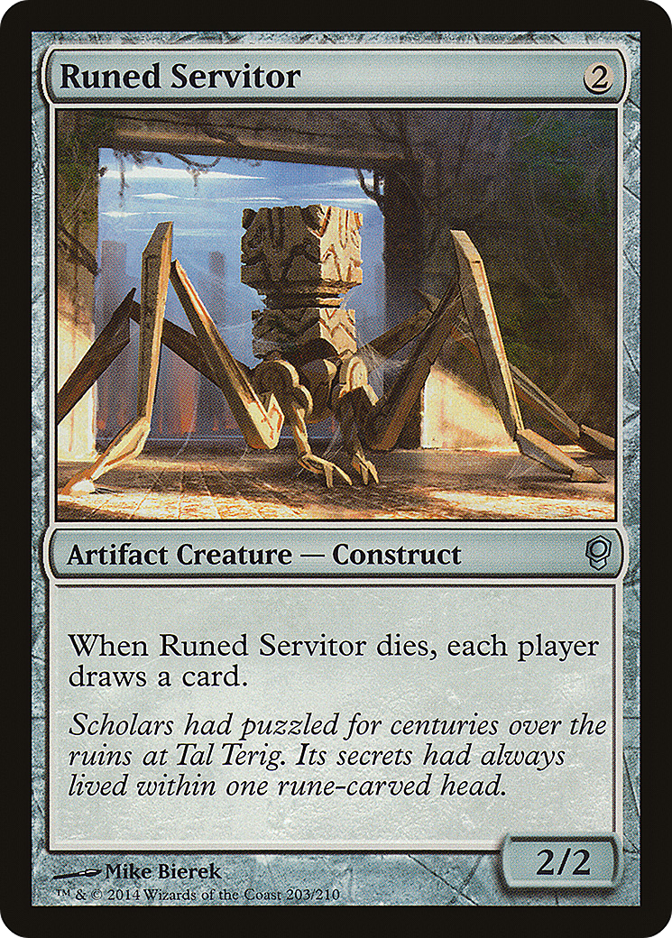 Runed Servitor (203) Foil - Conspiracy