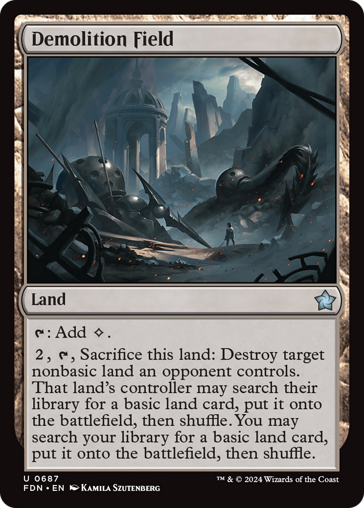 Demolition Field (687) - Foundations
