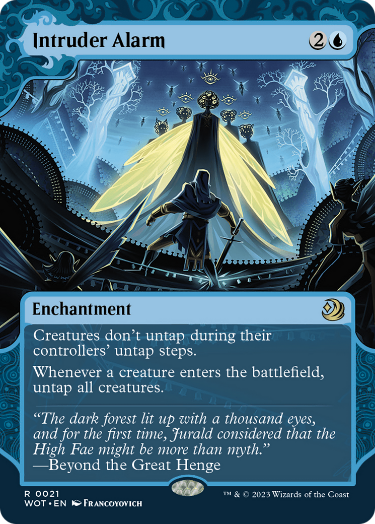 Intruder Alarm (Showcase) (021) - Wilds of Eldraine: Enchanting Tales