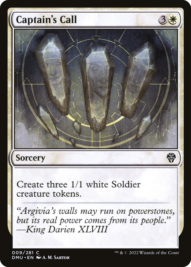 Captain's Call (009) Foil - Dominaria United