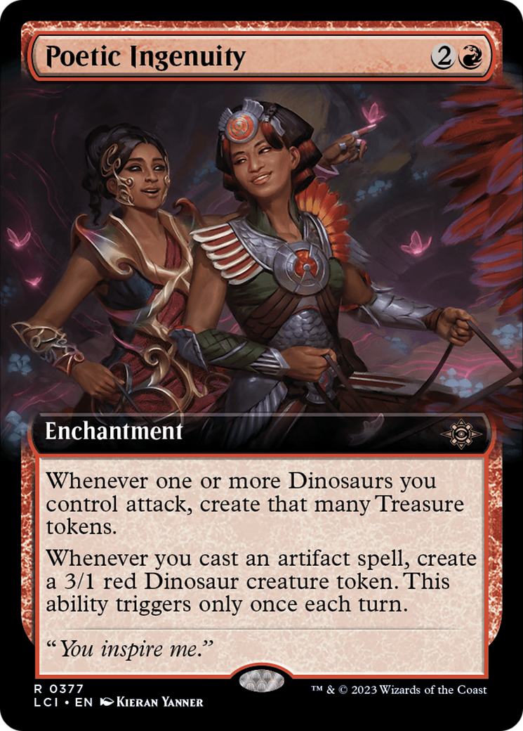 Poetic Ingenuity (Extended Art) (377) - The Lost Caverns of Ixalan
