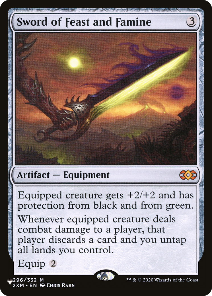 Sword of Feast and Famine (296/332) - The List
