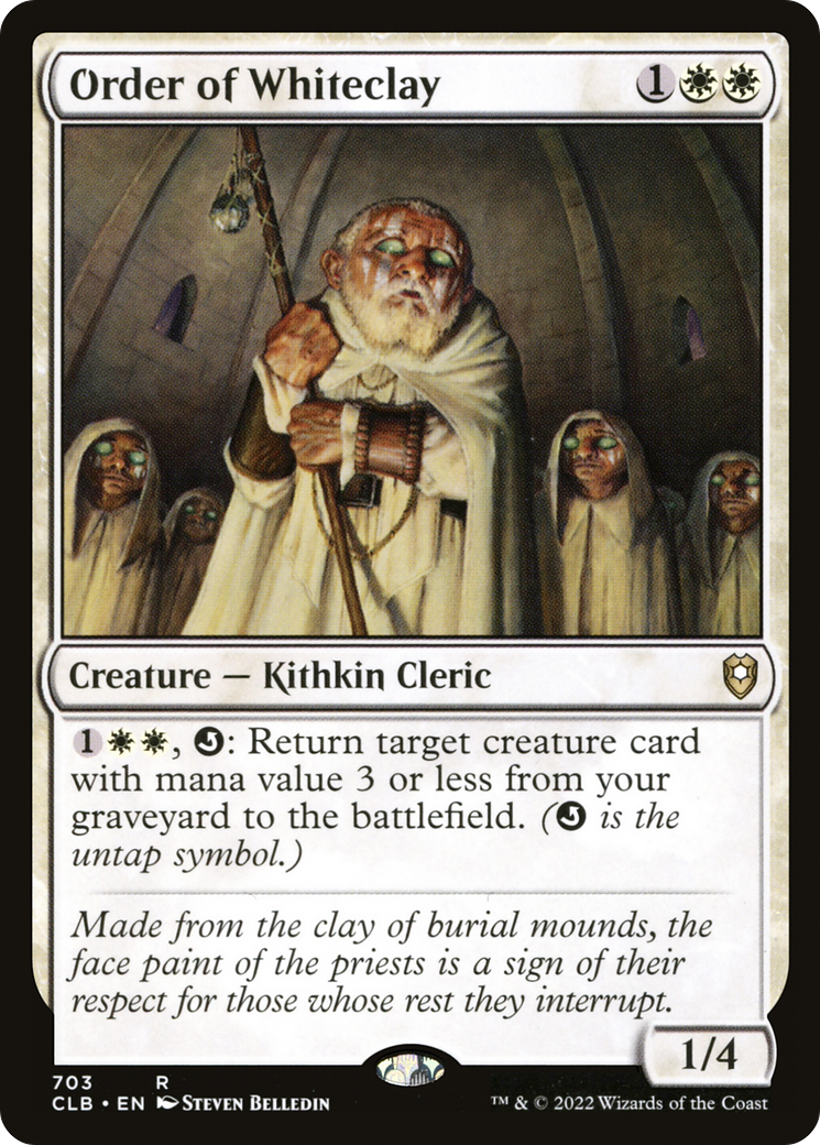 Order of Whiteclay (703) - Commander Legends: Battle for Baldur's Gate