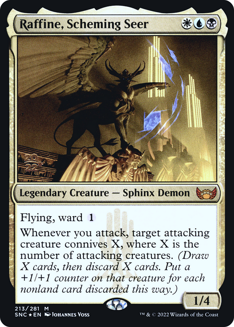 Raffine, Scheming Seer (213) Foil - Streets of New Capenna Promos