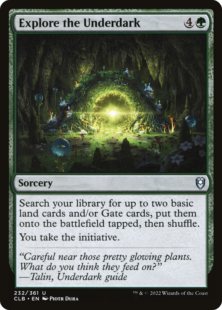 Explore the Underdark (232) Foil - Commander Legends: Battle for Baldur's Gate