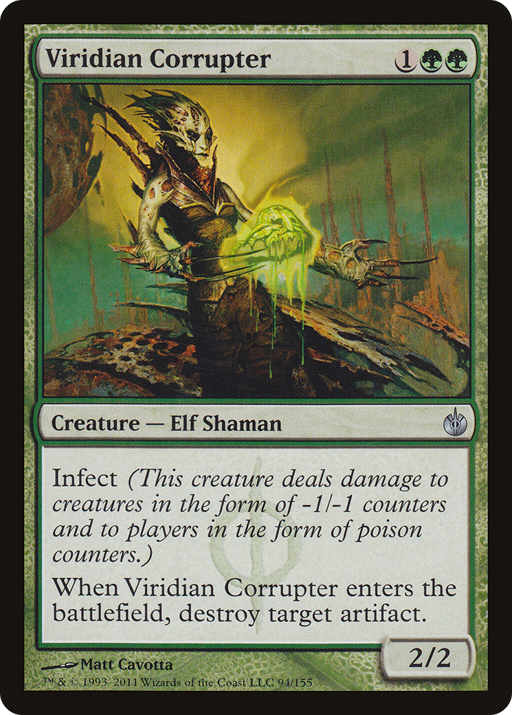 Viridian Corrupter (094) Foil - Mirrodin Besieged