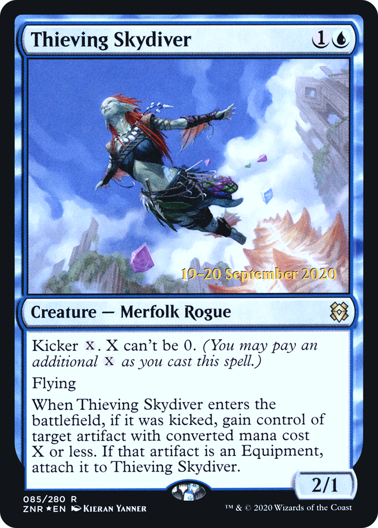 Thieving Skydiver (085) Foil - Zendikar Rising Promos