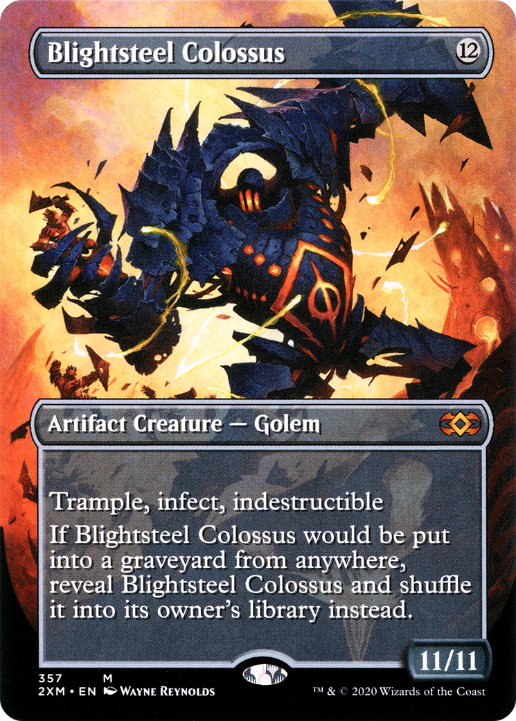 Blightsteel Colossus (Borderless) (357) - Double Masters