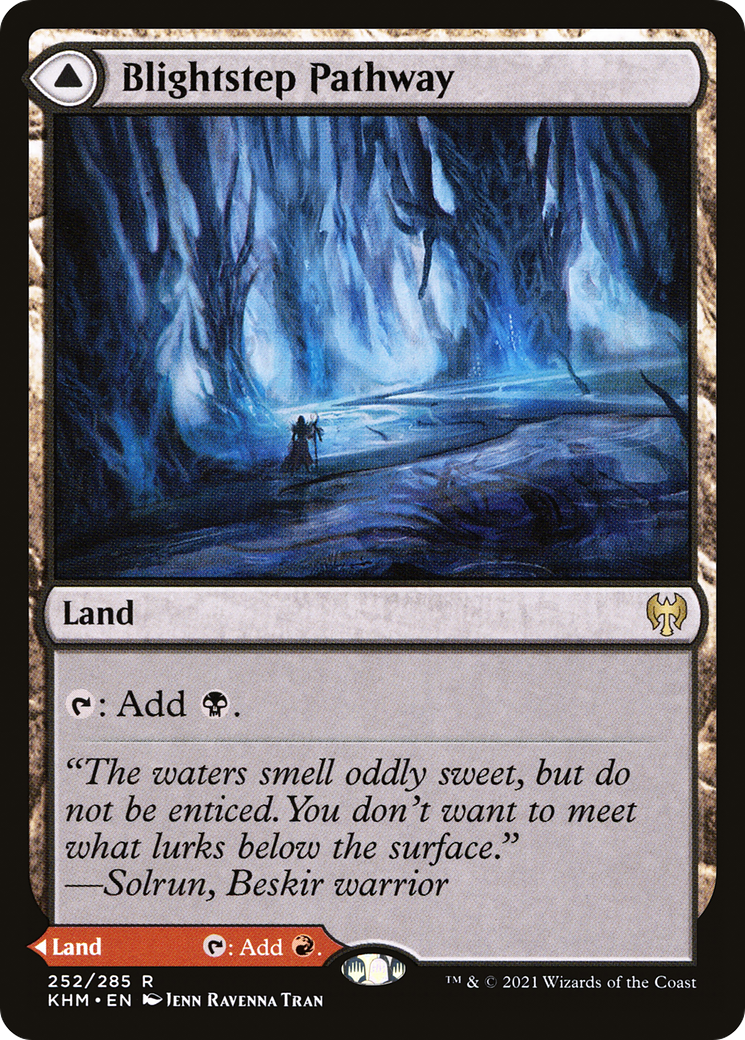 Blightstep Pathway // Searstep Pathway (252) Foil - Kaldheim