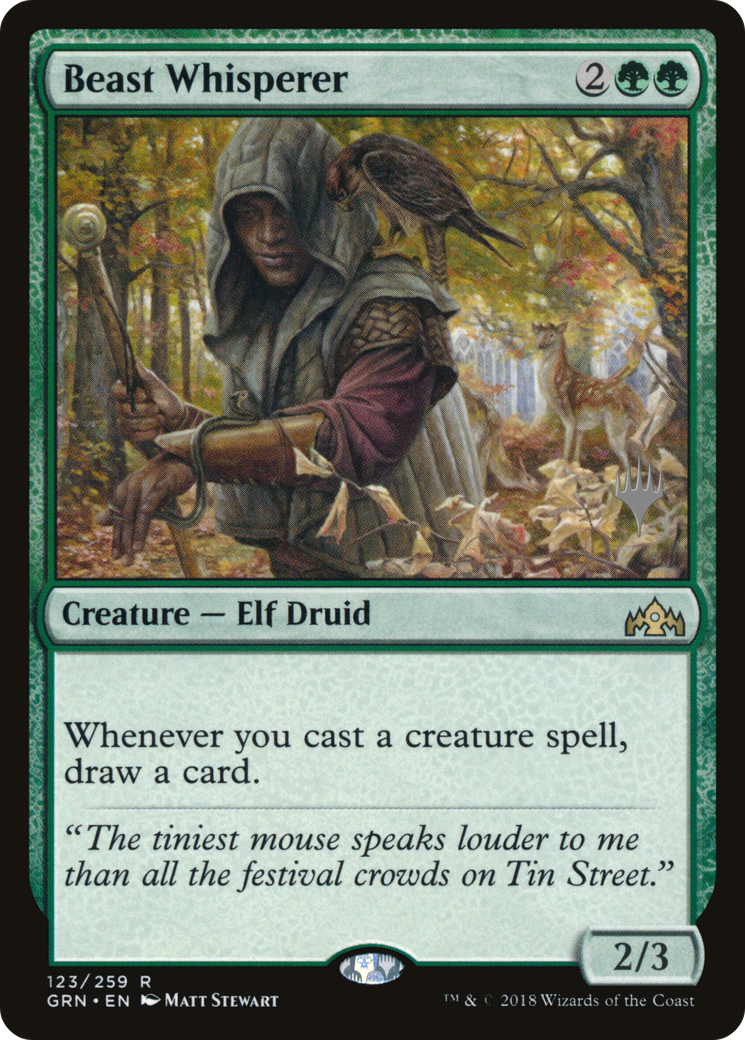 Beast Whisperer (123p) - Guilds of Ravnica Promos