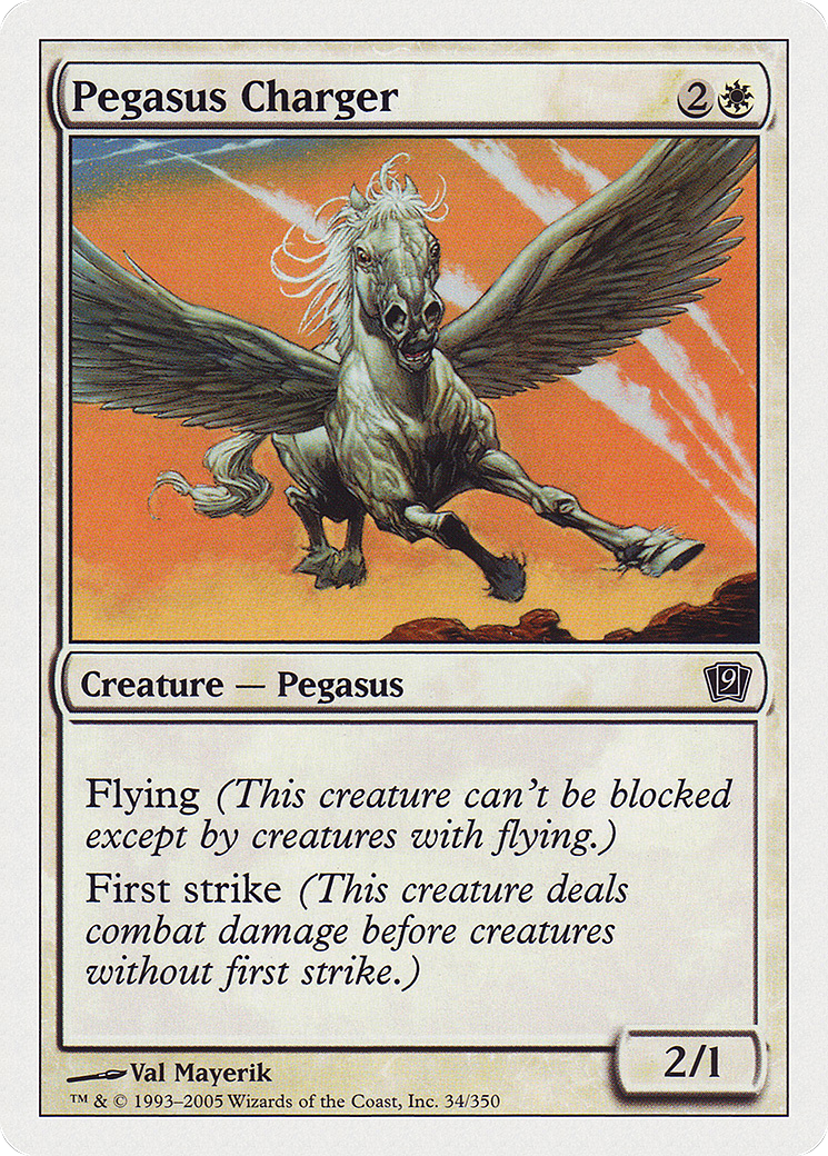 Pegasus Charger (034) - Ninth Edition
