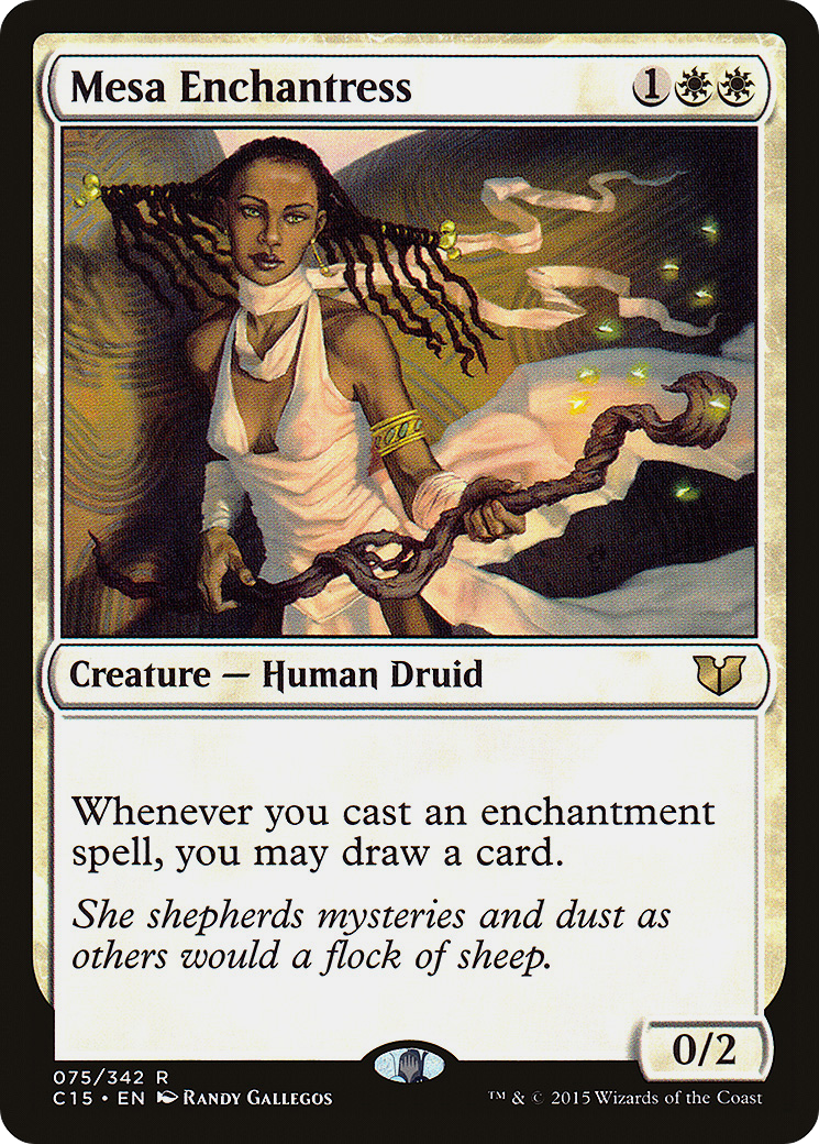 Mesa Enchantress (075) - Commander 2015