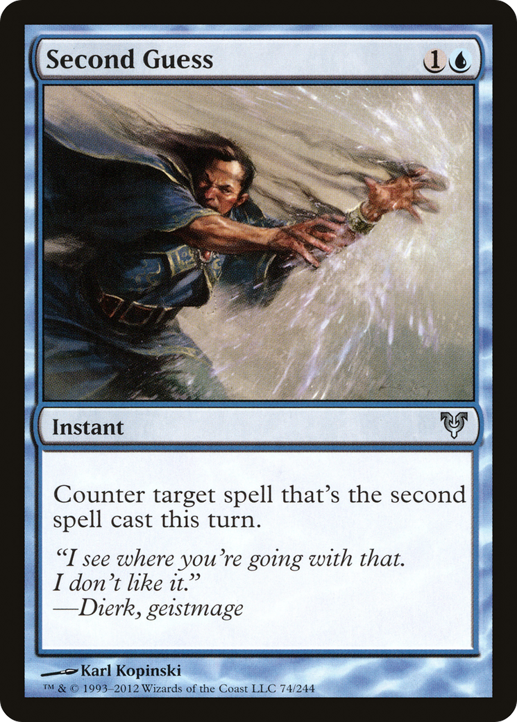 Second Guess (074) - Avacyn Restored