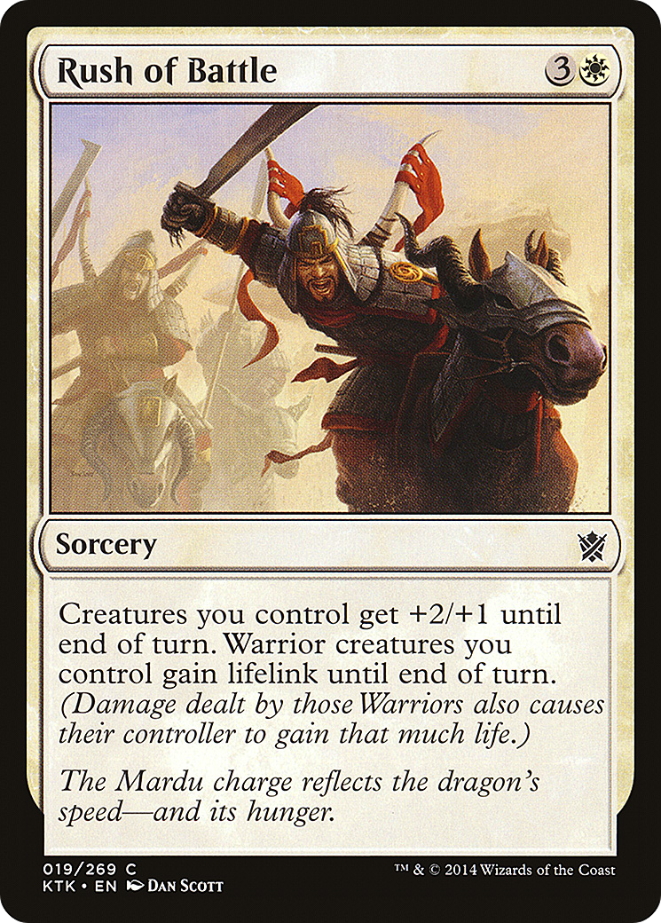 Rush of Battle (019) - Khans of Tarkir