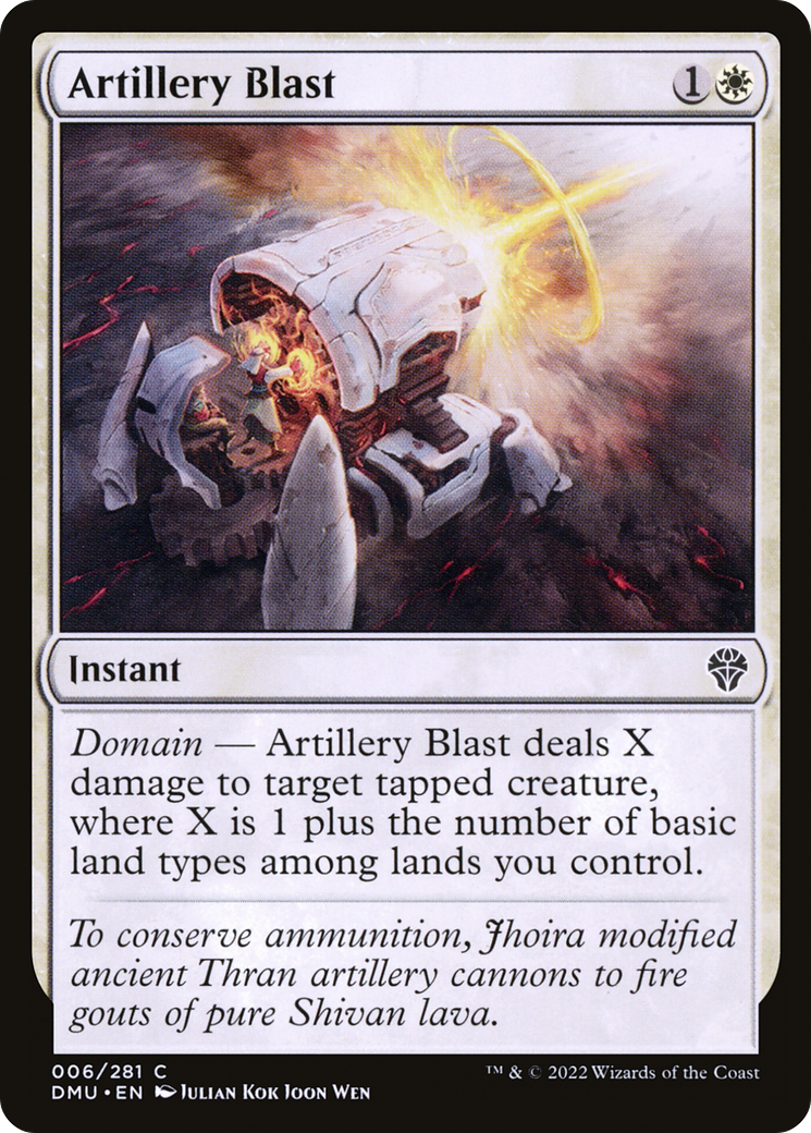 Artillery Blast (006) - Dominaria United