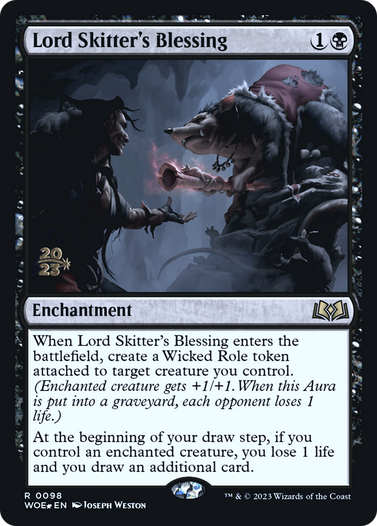 Lord Skitter's Blessing (098) Foil - Wilds of Eldraine Promos