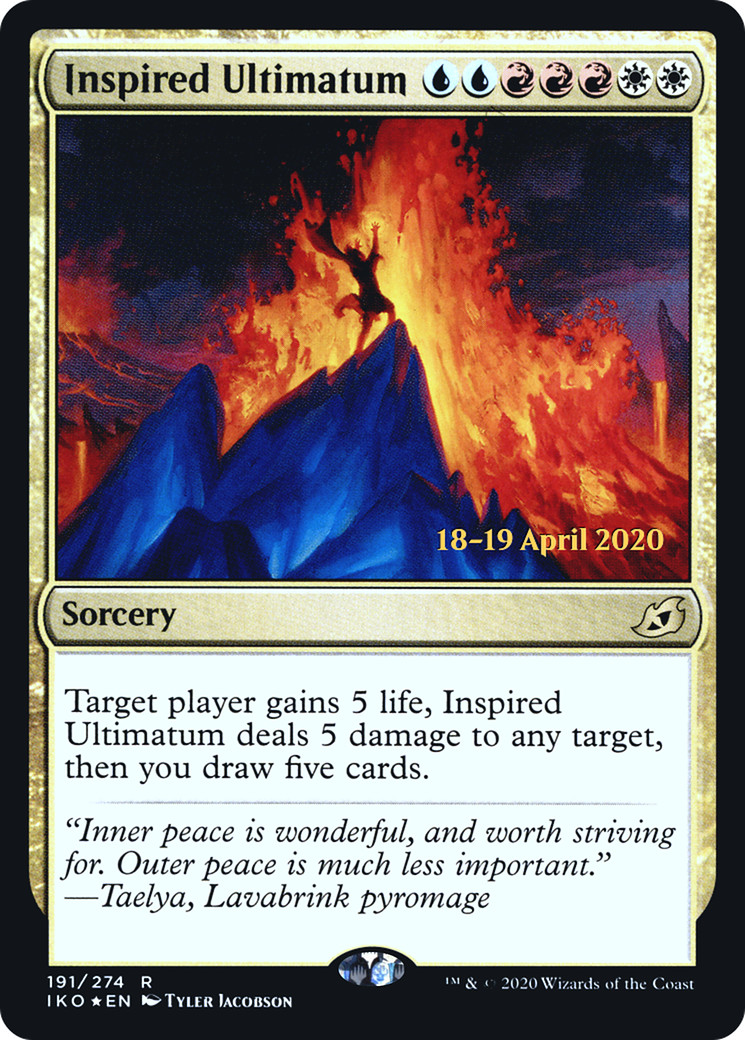 Inspired Ultimatum (191) Foil - Ikoria: Lair of Behemoths Promos